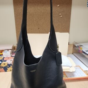 Coach Black Leather Women's Bag